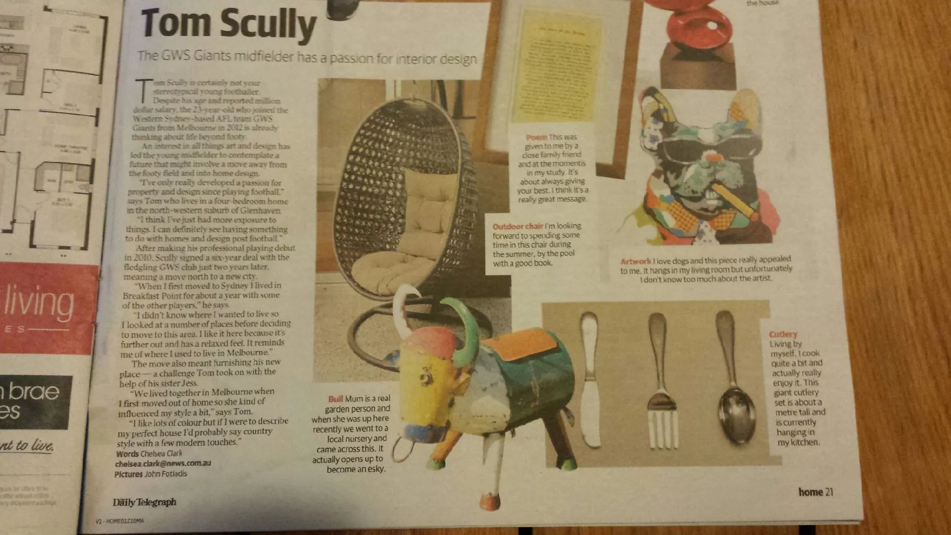 Daily Telegraph 29.08.14 – Tom Scully and his Mum love our Esky!