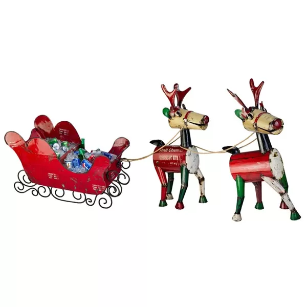 Reindeer and Sled Set | Think Outside Reindeer and Sled Set | Think Outside