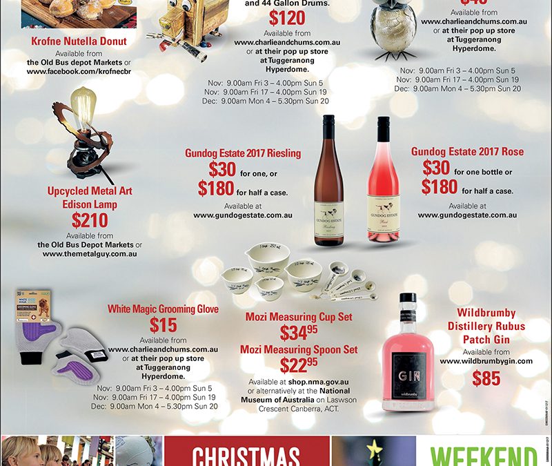 Canberra Xmas Gifts