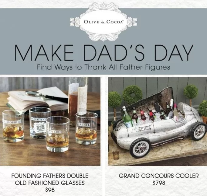 OLIVE & COCOA Father’s Day Promo