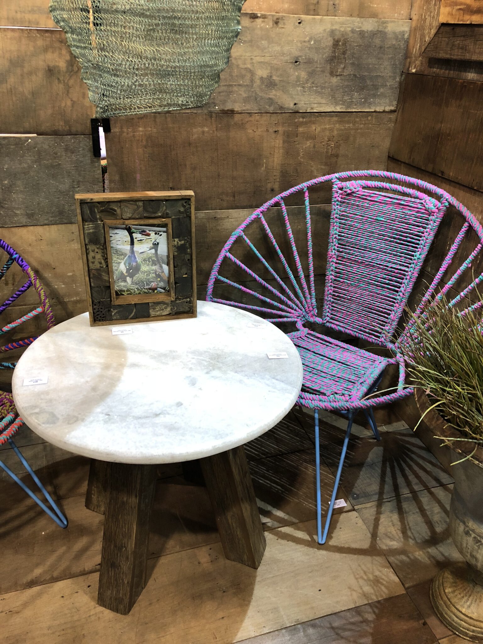 Anthro Bistro Table Hancrafted & Recycled Furniture Think Outside